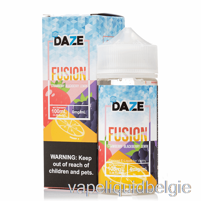 Vape Smaken Ijs Aardbei Braam Citroen - 7 Daze Fusion - 100ml 0mg